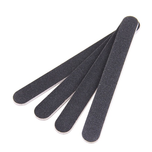  Esowemsn 10 PCS Professional Double Sided Nail Files Emery Board Grit Black Gel Cosmetic Manicure Pedicure