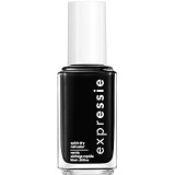 essie expressie Quick-Dry Nail Polish, Black 380 Now Or Never, 0.33 Ounces