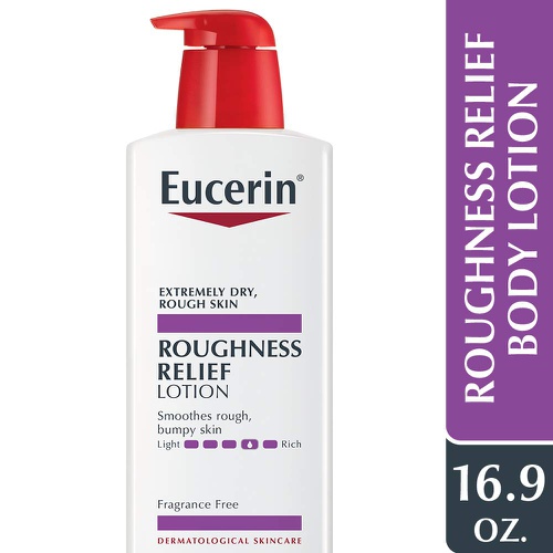  Eucerin Roughness Relief Lotion - Full Body Lotion for Extremely Dry, Rough Skin - 16.9 fl. oz. Pump Bottle