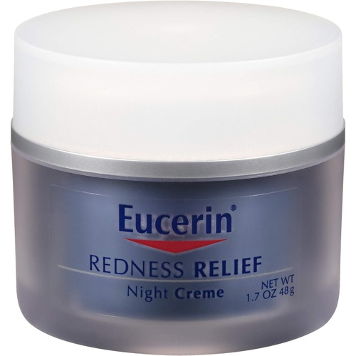  Eucerin Redness Relief Night Creme - Gently Hydrates To Reduce Redness-Prone Skin At Night - 1.7 oz Jar