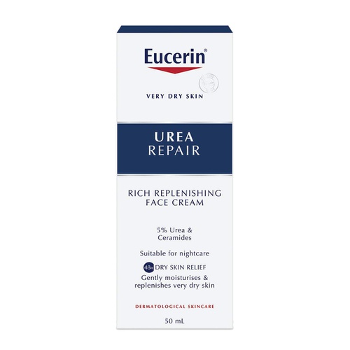  Eucerin Dry Skin Replenishing Face Cream Night 5% Urea With Lactate 50Ml