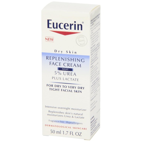 Eucerin Dry Skin Replenishing Face Cream Night 5% Urea With Lactate 50Ml