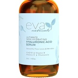 Eva Naturals Hyaluronic Acid Face Serum - Anti-Aging, Moisturizing Wrinkle Serum with Vitamin C, B - 2 oz.