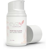 Eva Naturals Stop the Clock Anti-Aging Cream (1.7oz) - Natural Moisturizer for Face Visibly Reduces Wrinkles, Provides a Younger-Looking Complexion - With Glycolic and Ascorbic Aci
