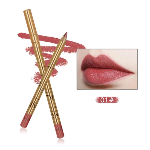  FANICEA Matte Lip Liner Pencil Set with 1Pcs Pencil Sharpener 8 Colors Natural Smooth Waterproof Sweat-Proof Long Lasting Contour Shaping Lipstick Lip Liner Kit for Daily Party Wor