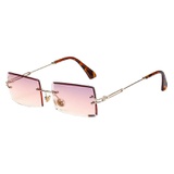 Fifth & Ninth Miami 58mm Rectangle Sunglasses_GOLD/ PINK