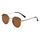 Fifth & Ninth Jackson 50mm Round Sunglasses_GOLD/ BROWN
