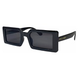 Fifth & Ninth Berlin 63mm Rectangle Sunglasses_BLACK/ BLACK