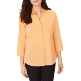 Foxcroft Mary Button-Up Blouse_MELLOW MELON