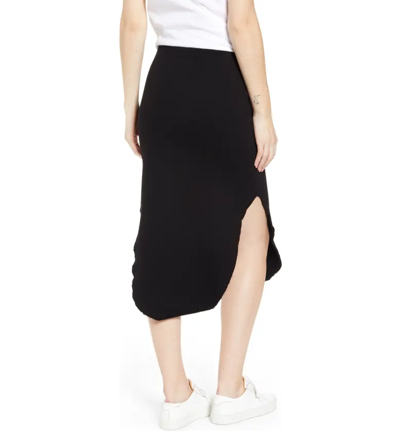  Frank & Eileen Tee Lab Long Fleece Skirt_Black