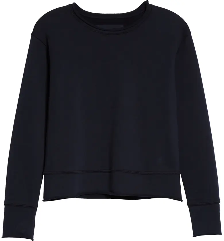  Frank & Eileen Boyfriend Cotton Sweatshirt_BRITISH ROYAL NAVY