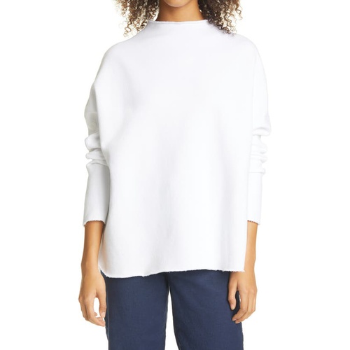  Frank & Eileen Funnel Neck Sweatshirt_WHITE