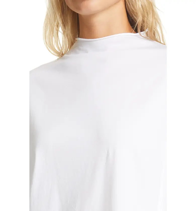  Frank & Eileen Funnel Neck T-Shirt_WHITE