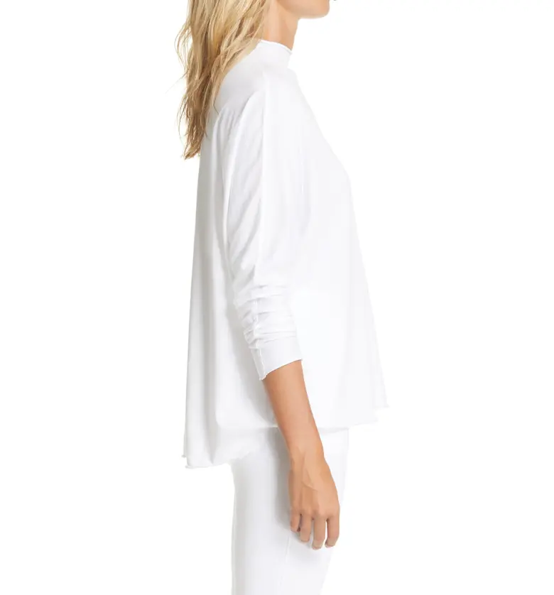  Frank & Eileen Funnel Neck T-Shirt_WHITE