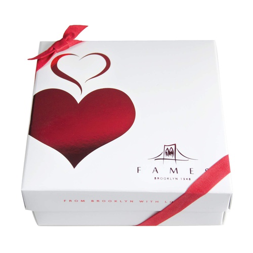  Fames Assorted Chocolate Gift Box - Great Happy Birthday, Valentine Chocolate Gift, Gourmet Chocolates with Gift Ribbon, Kosher, Dairy Free (31pc)