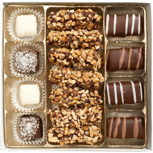  Fames Chocolates Gourmet Chocolate Gift Box - Great for Holiday, Happy Birthday, Everyone Loves Chocolates - Kosher, Dairy Free