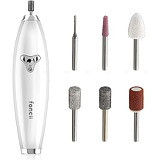 Fancii Professional Manicure & Pedicure Nail Drill System with Magnetic Case, Rechargeable - Cordless At-Home Nail File Kit with 8 Speed Settings, Buffer, Grinder, Shiner and Shape
