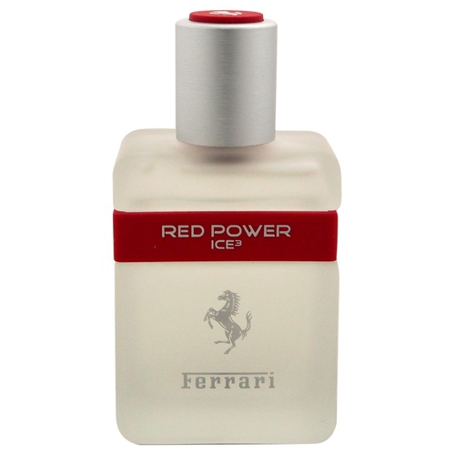  Ferrari Red Power Ice 3 Mens Eau de Toilette Spray, 2.5 Ounce