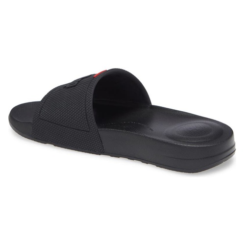 핏플랍 FitFlop iQUSHION Waterproof Slide Sandal_ALL BLACK