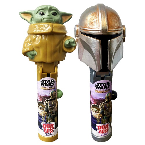  Flix Star Wars Pop Up Lollipop Case The Mandalorian and The Child Candy Easter Basket Stuffers for Kids