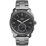 Fossil Mens Machine Stainless Steel Hybrid Smartwatch with Activity Tracking and Smartphone Notifications