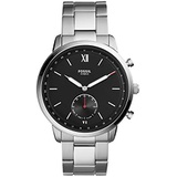 Fossil Mens Neutra Stainless Steel Hybrid Smartwatch with Activity Tracking and Smartphone Notifications