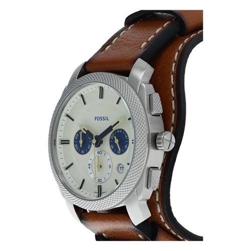 파슬 Fossil Machine Chronograph Leather Watch - FS5922