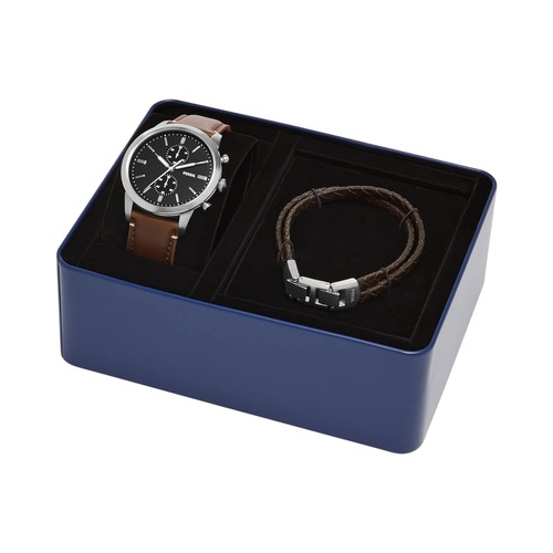 파슬 Fossil Townsman Watch and Bracelet Gift Set - FS5967SET