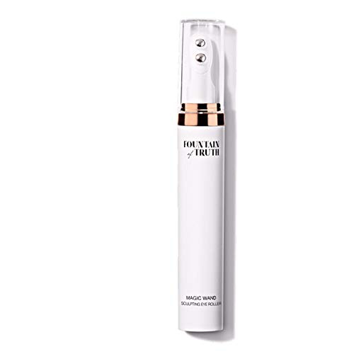  Fountain of Truth Magic Wand Sculpting Eye Roller  Anti-Aging Eye Cream in a Skin Massager Tool Wrinkle, Dark Circle & Puffiness Treatment  Clean, Natural & Efficacious Beauty &