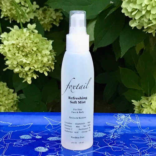  Foxtail Hair Care FOXTAIL Refreshing Soft Mist - 3-in-1 Quick Hydration Mist for Hair, Face, Body - 15 Second Refresh - Featuring 10 Botanical Extracts - Cucumber, Aloe, Hyaluronic Acid, Vitamin C,
