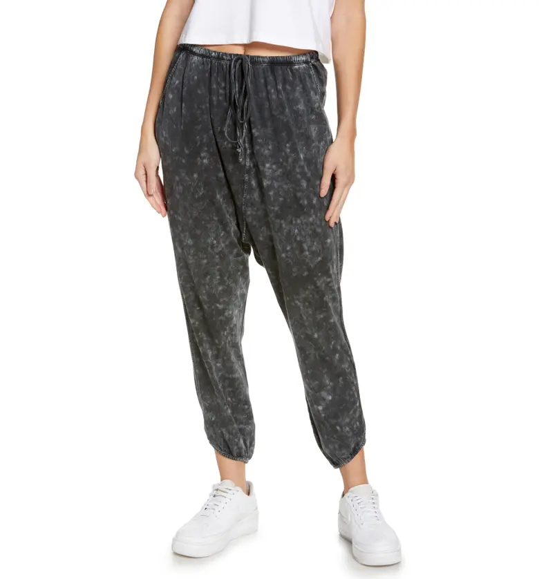 Free People Early Night Joggers_WASHED BLACK