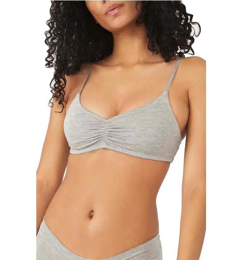 Free People Intimately FP The Essential Stretch Modal Bra_GREY