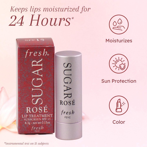  Fresh Sugar Lip Treatment SPF 15 - Rose 4.3g/0.15oz