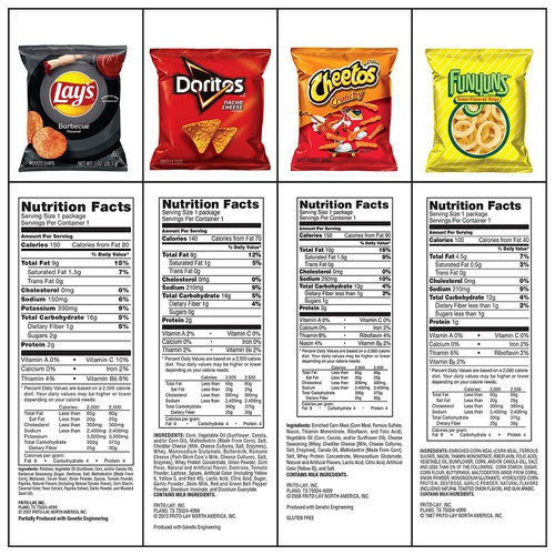  Frito-Lay Ultimate Snack Care Package, Variety Assortment of Chips, Cookies, Crackers & More, 40 Count