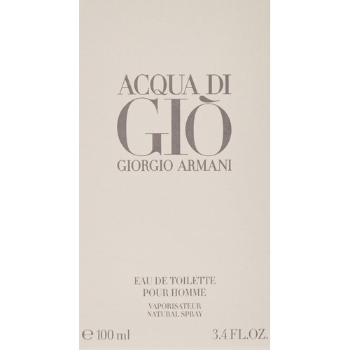 조르지오아르마니 Acqua Di Gio By Giorgio Armani for Men Eau De Toilette Spray 3.4 Fl Oz