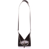 Givenchy Mini Cutout Chain Strap Leather Crossbody Bag_BLACK