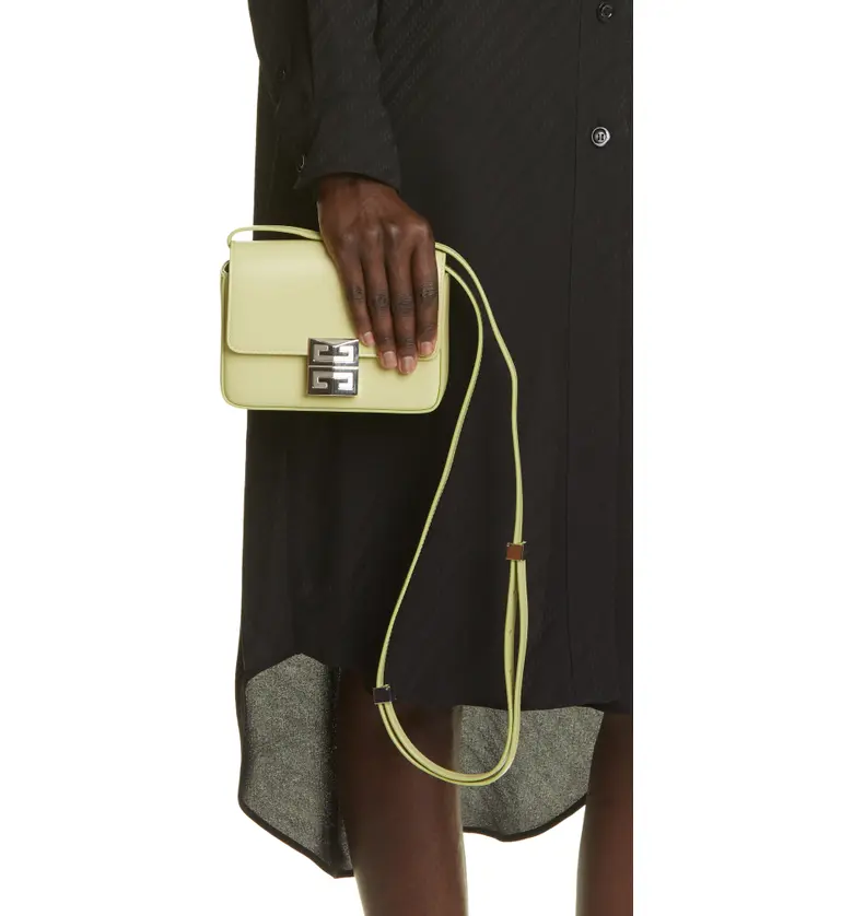지방시 Givenchy Small 4G Leather Crossbody Bag_AVOCADO GREEN