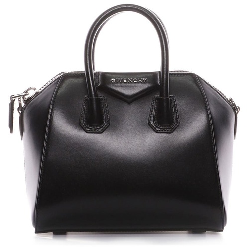 지방시 Givenchy Mini Antigona Box Leather Satchel_BLACK