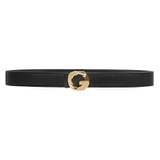 Givenchy G Chain Buckle Leather Belt_BLACK
