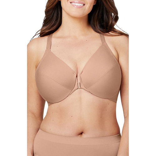  Glamorise WonderWire Front Close Smoothing Underwire Bra_CAFE AU LAIT