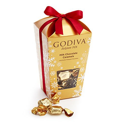 Godiva Chocolatier 30 Piece Caramels Bucket Gift Box, Milk Chocolate