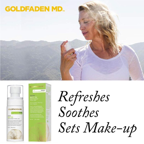  GOLDFADEN MD Mist RX | Daily Nutrient Face Mist | w/Aloe Vera Water, Plant Stem Cells & Antioxidants | Delivers Hydration & Revitalizes | Nourishing Makeup Setting Spray | 2.0 fl o