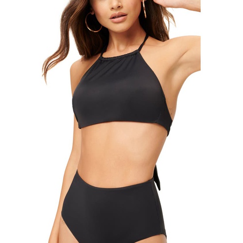  Good American Good Halter Bikini Top_BLACK001