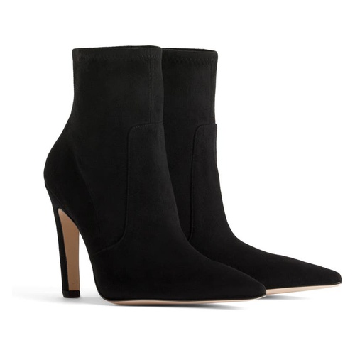  Good American The Icon Bootie_BLACK SUEDE