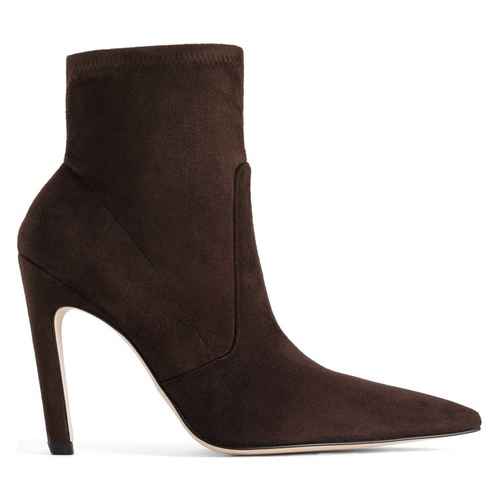  Good American The Icon Bootie_CHOCOLATE BROWN SUEDE