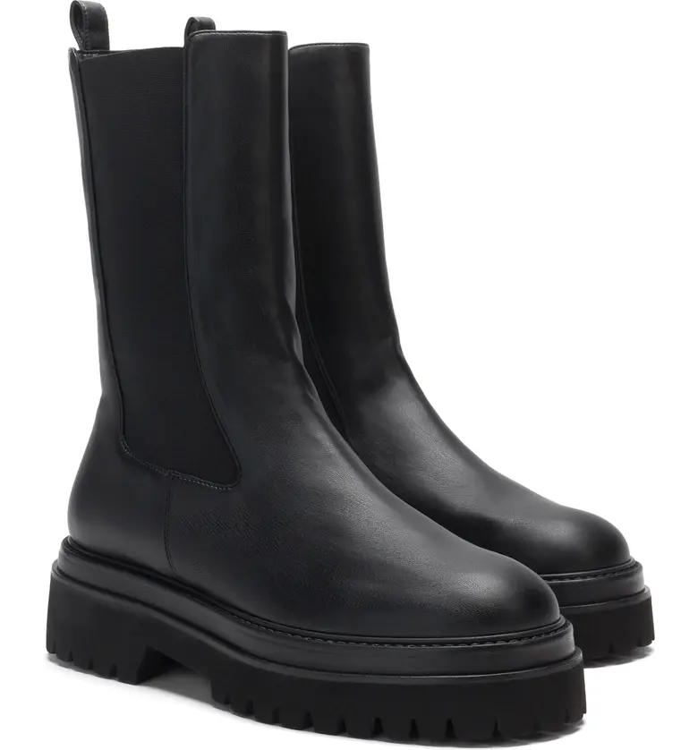  Good American Chelsea Boot_BLACK LEATHER