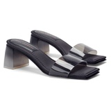Good American Block Heel Slide Sandal_BLACK001