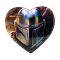 Galeria Star Wars The Mandalorian Milk Chocolate Caramel Filled Heart Valentines Day Gift Tin - 1 count