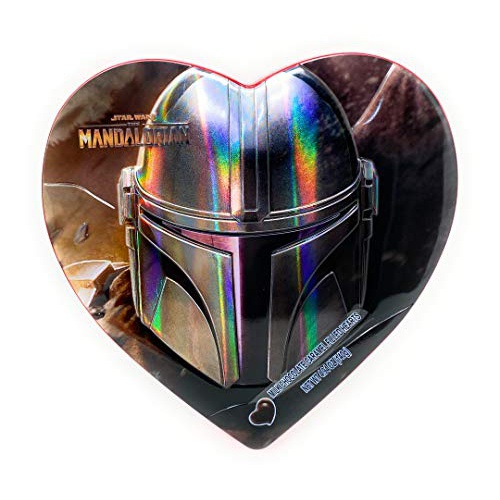  Galeria Star Wars The Mandalorian Milk Chocolate Caramel Filled Heart Valentines Day Gift Tin - 1 count