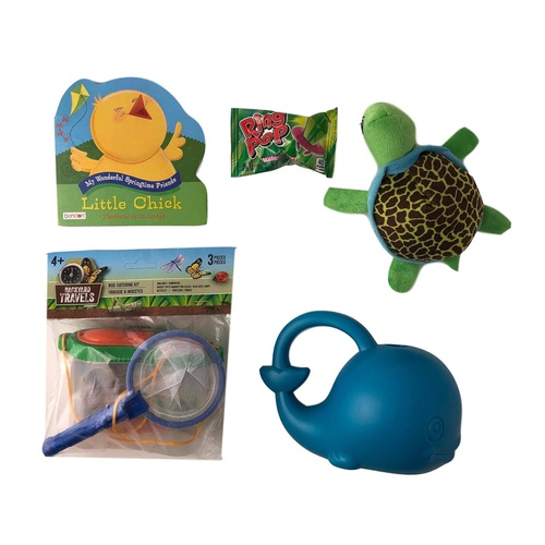  Galerie Easter Little Boys Toddler Bee Gift Basket Fun Feel Better Cheer Candy Toys Plush